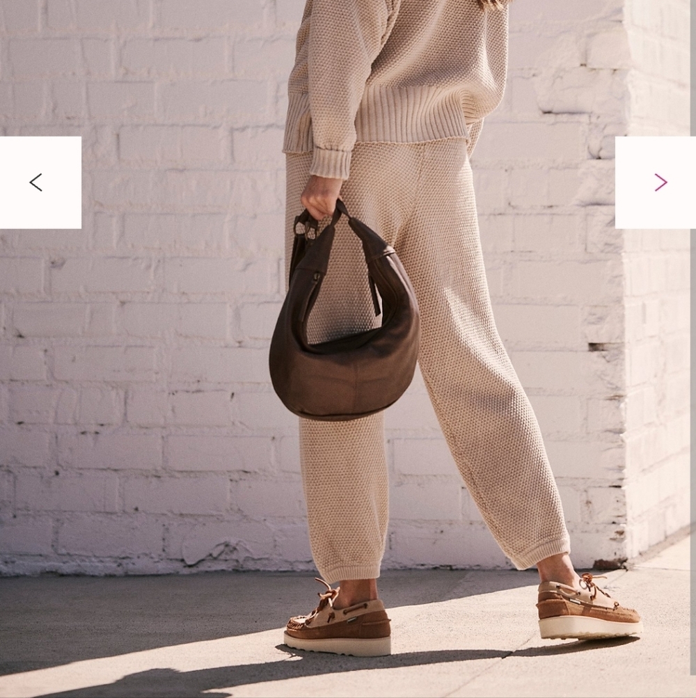 Free People Beach Cream Knit Joggers - Picture 2 of 5
